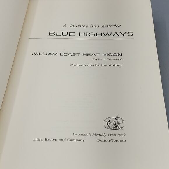 Blue Highways A Journey Into America William Least Heat Moon HBDJ Book - Picture 5 of 13